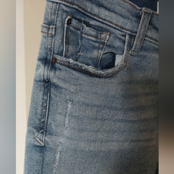 Kensie Distressed High-rise Skinny Jeans - Picture 5 of 6